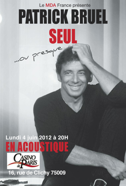 Patrick Bruel en concert exceptionnel pour le Maguen David Adom