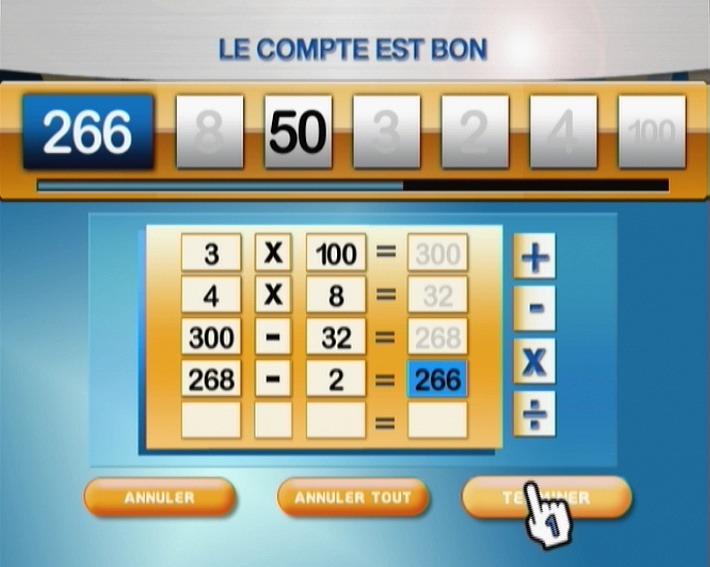 Le compte est bon
