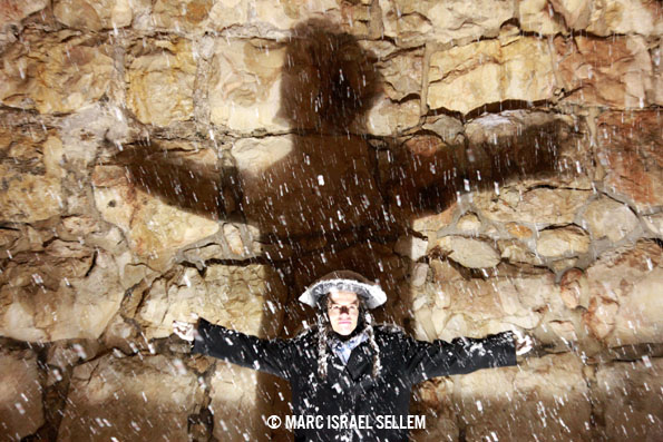 Jérusalem sous la neige