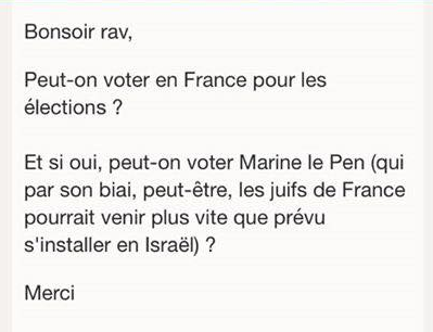 Qui sont ces électeurs juifs qui vont s'abstenir ou voter Marine Le Pen ?